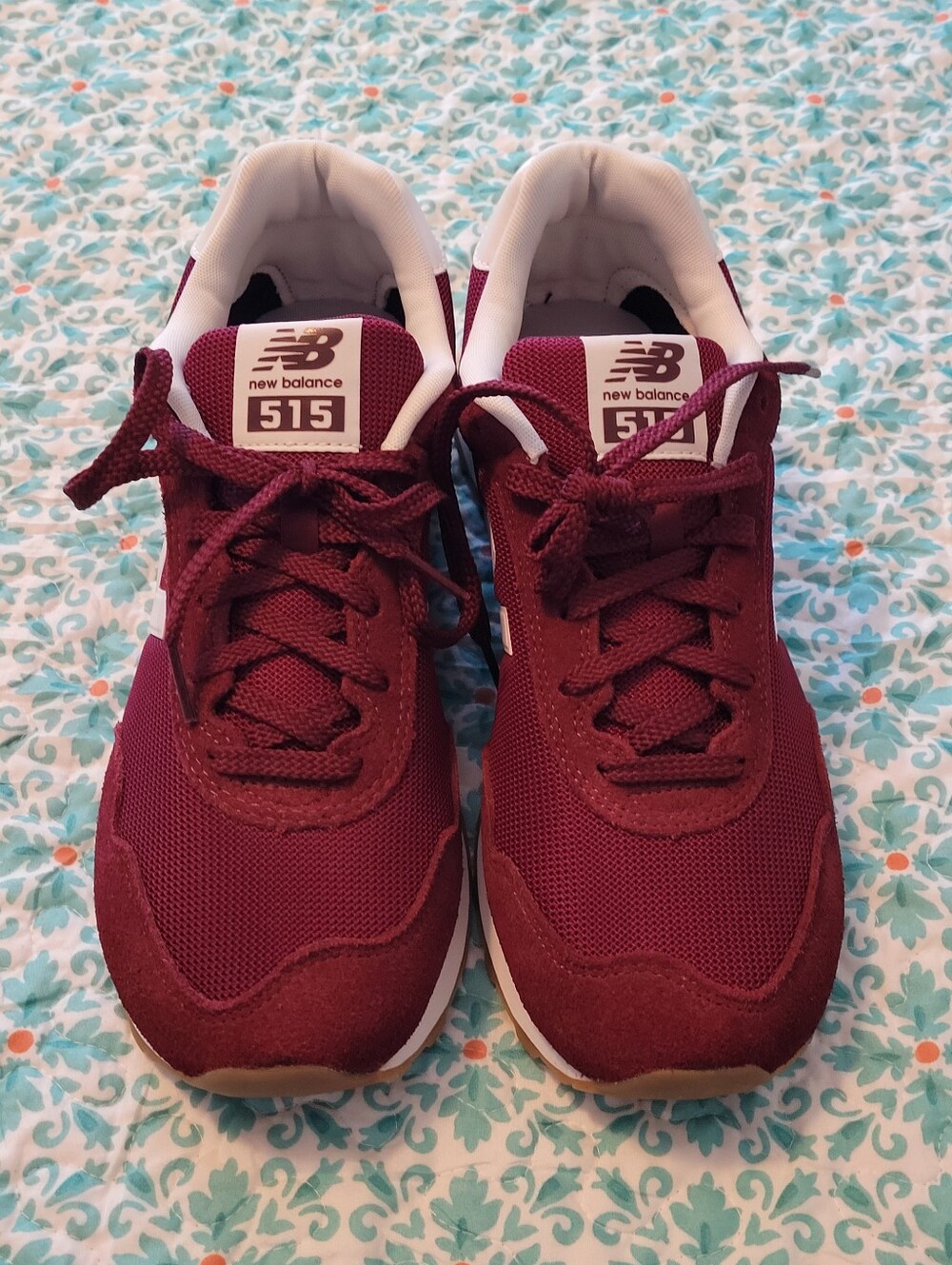 New Balance Mens 515 in Red Suede size 9.5D  NWOB